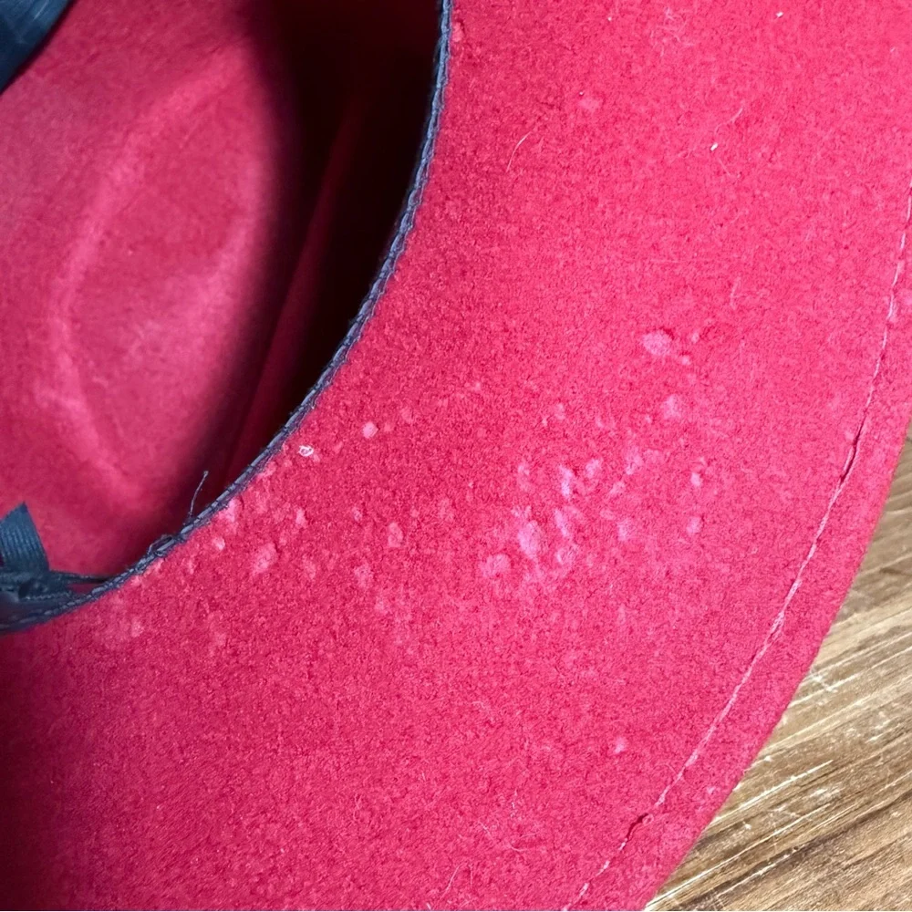 Vintage Youth Sidekicks Western Red Cowboy Hat, Lana/Laine, Size‎ L